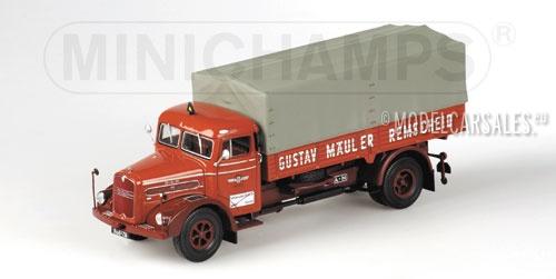 MAN F8 Pritschenwagen + Kassbohrer 3 Achs Trailer