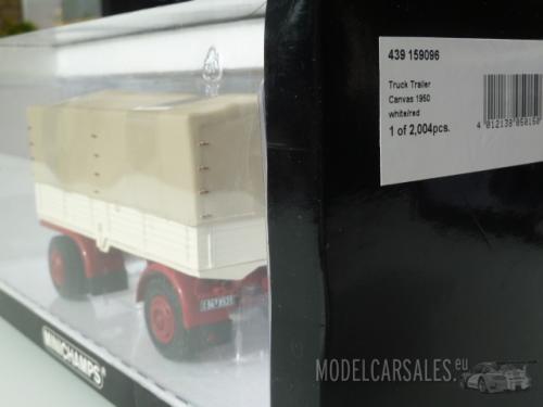 Henschel HS 140 Pritsche + Canvas Trailer