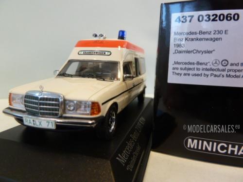 Mercedes-benz E (w123) Binz Ambulance