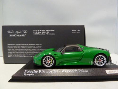 Porsche 918 Spyder Weissach Package